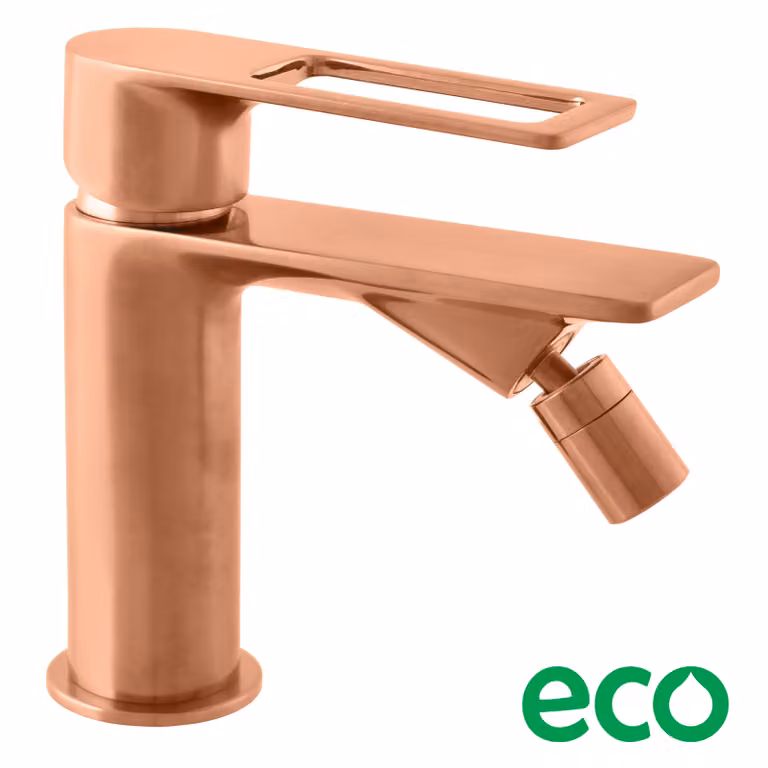 Slezák-RAV Rubinetto per bidet NIL - rosa dorato - spazzolato, Colore: ROSA DORATO - spazzolato , Finitura superficiale: PVD, Dimensione: 3/8''