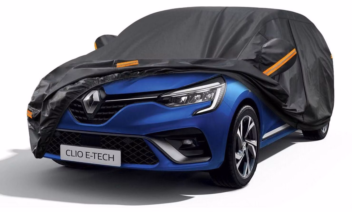Copertura per auto impermeabile e traspirante, compatibile con Renault Clio (berlina a 5 porte) dal 1990 al 2025, con 7 strati, ideale per il garage, colore nero