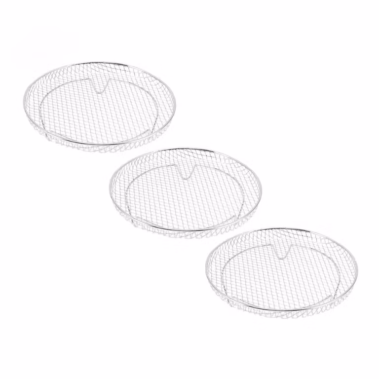 Cestello per friggitrice, cestello per friggitrice, cestello per friggitrice, cestello per disidratatore impilabile, cestello per disidratatore Airfryer, accessori per friggitrice