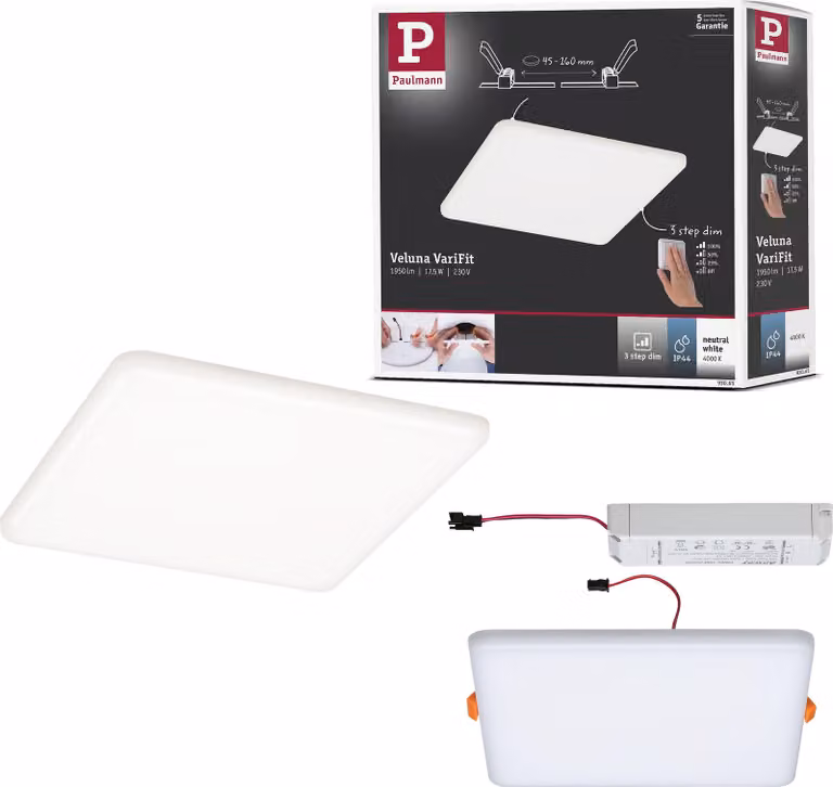 Paulmann VariFit LED pannello da incasso Veluna