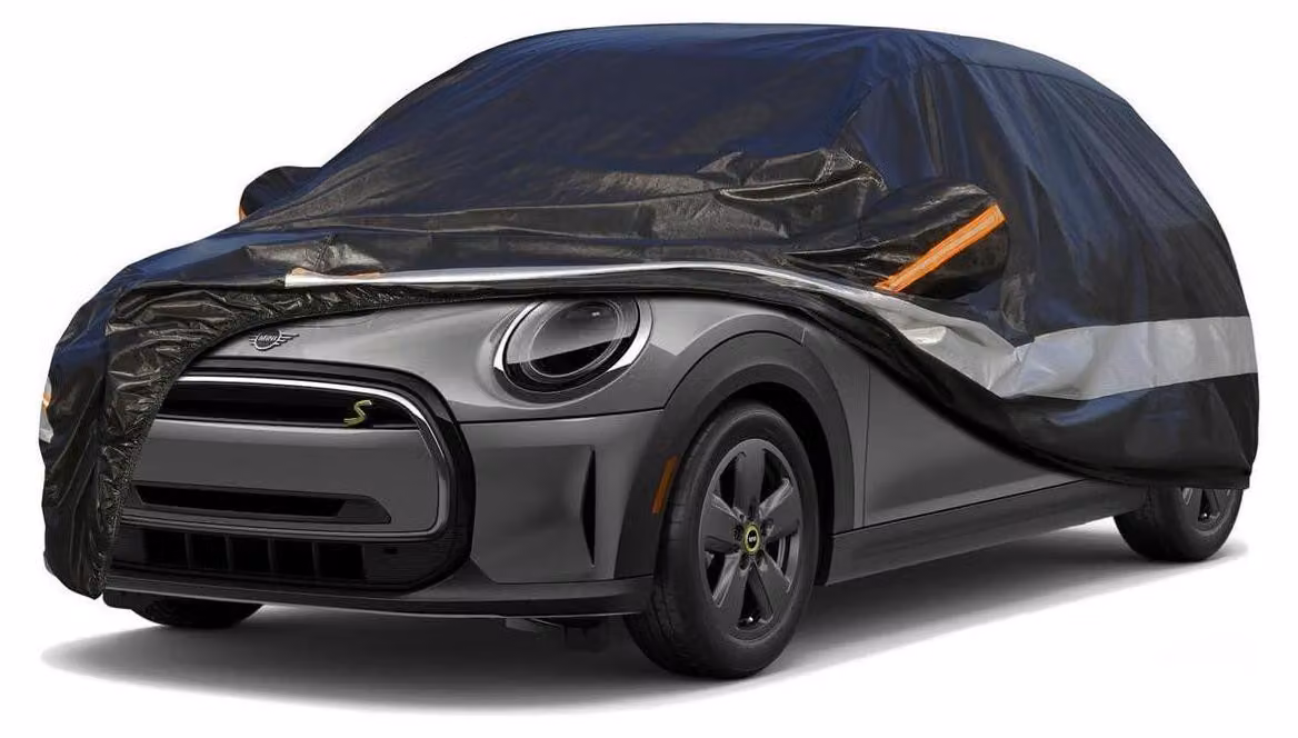 Copertura per auto, 10 strati, impermeabile e traspirante, per Mini Electric (2019-2023), colore nero