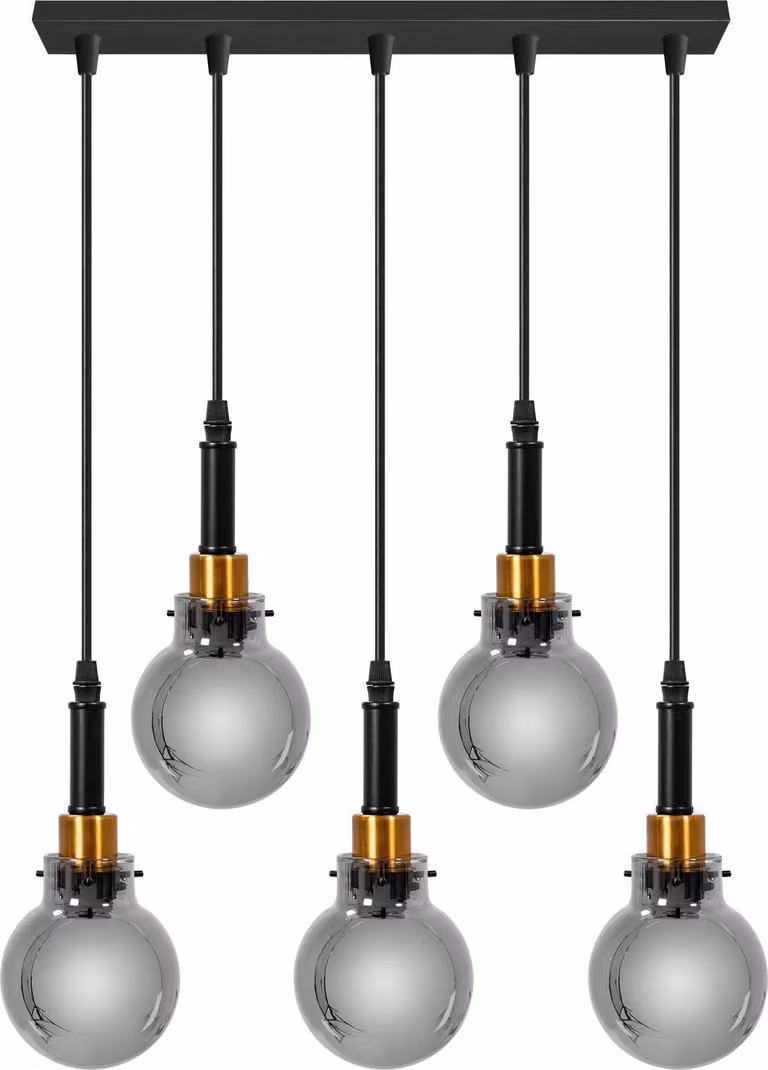 Lampada tooLight App1126-5Cp Black Gold