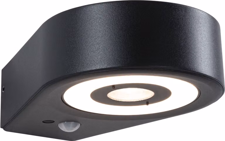 Paulmann Lampada da parete per esterni a LED Silma Rilevatore di movimento crepuscolare (IR)