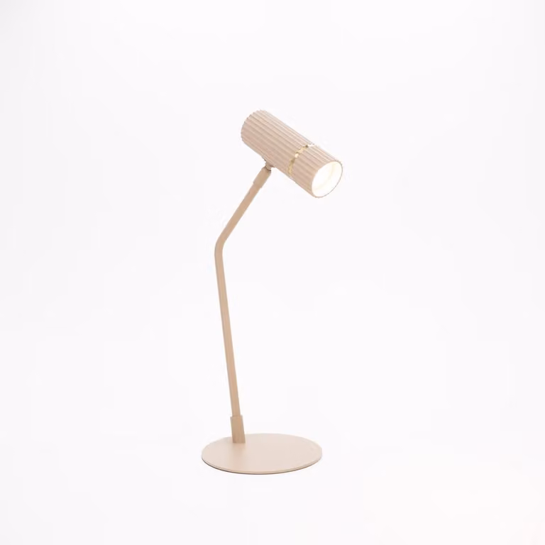 Lampada da tavolo Eglo 901154 CAMINIA GU10 5 W colore sabbia/ottone
