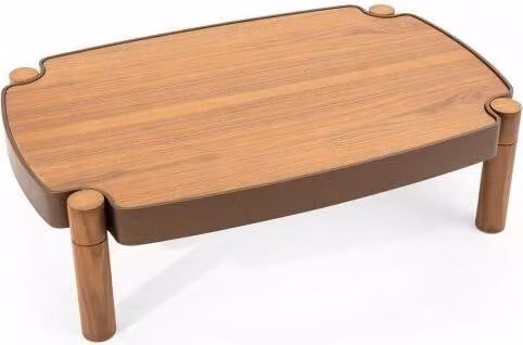 Stilvoller holz Couchtisch mit holzplatte Luxuriös Möbel für Wohnzimmer