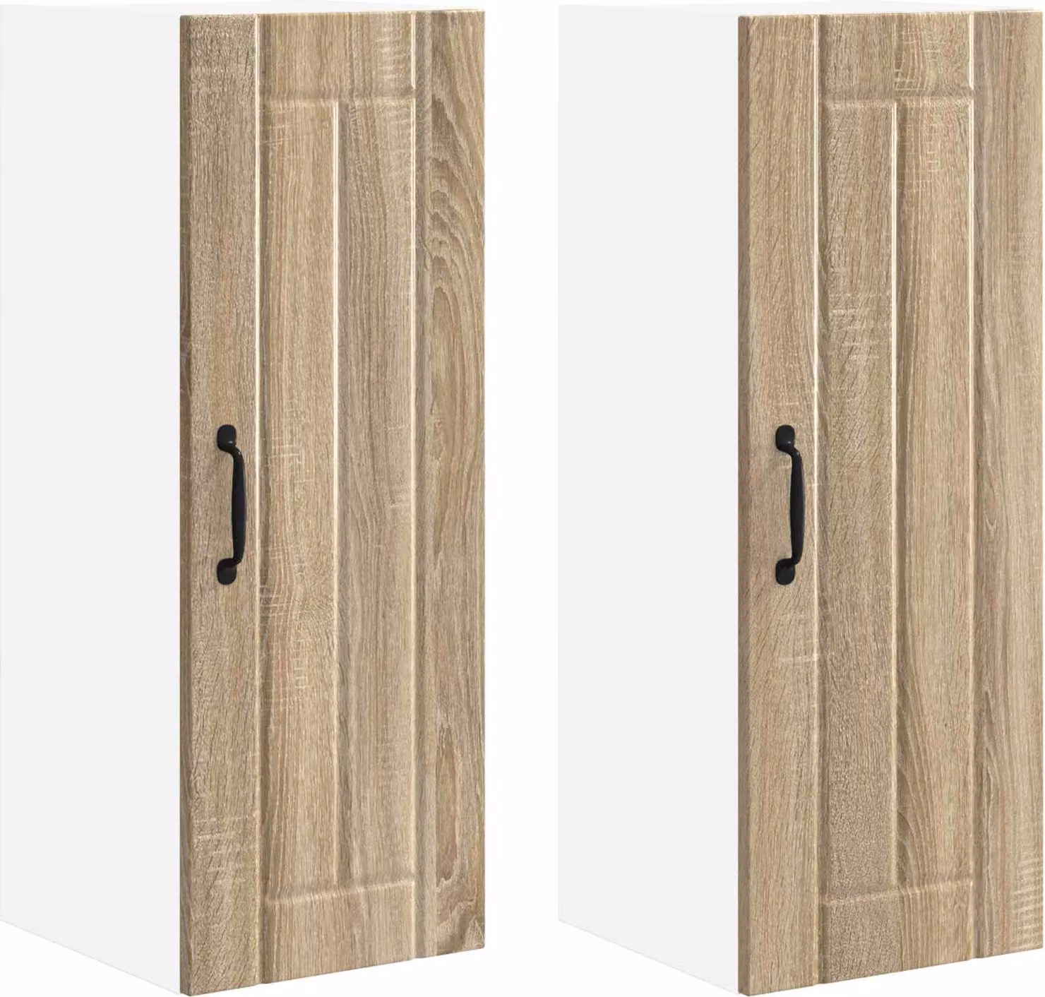 Armadietto a muro LUCCA 2 pcs Rovere Sonoma 30 x 31 x 80 cm