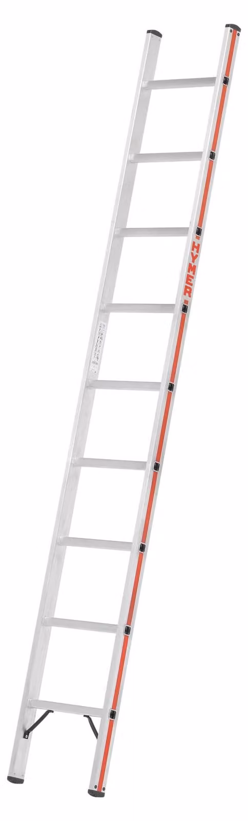 Scala a pioli Hymer, 9 pioli, lunghezza 2,73 m, altezza massima 3,64 m, peso 4,6 kg