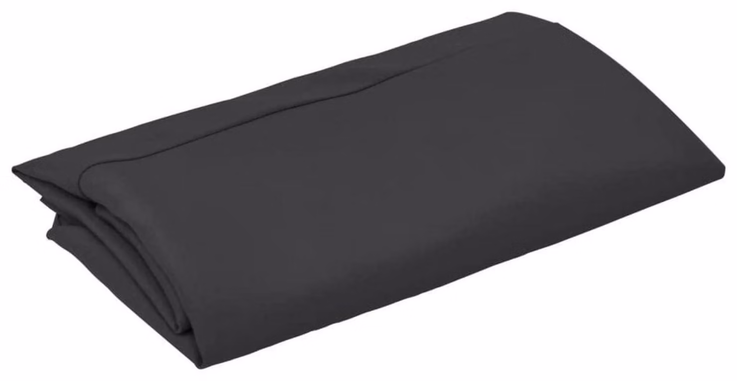 Copertura di ricambio per ombrellone da giardino, colore nero, 350 cm, realizzata in poliestere resistente ai raggi UV