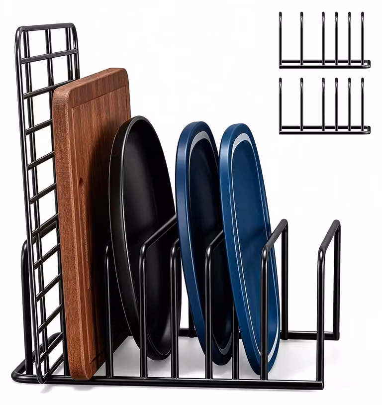 Set di 2 supporti per taglieri, ideali per l'organizzazione della cucina