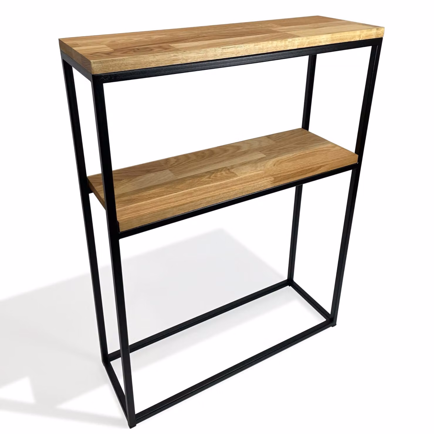 Consolle in legno 60x80x20 cm a due ripiani