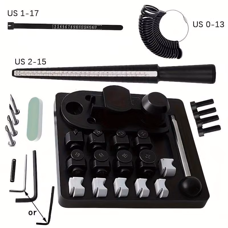 Macchina per la piegatura di anelli, funzionamento manuale, utensile multifunzione, set B