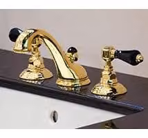 CASA39 Nicolazzi Half Dome Crystal Rubinetto lavabo 3 fori 1409 GO 43
