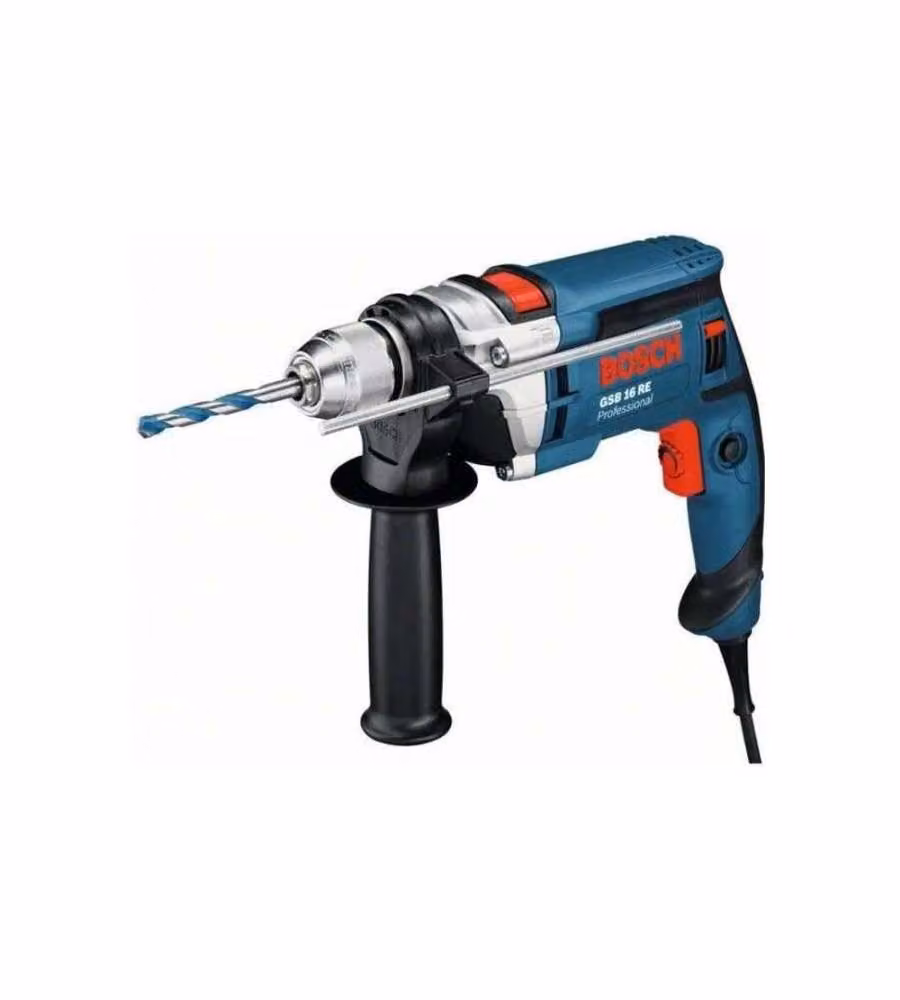 Bosch Trapano a percussione GSB16RE 750 W con mandrino autoserrante
