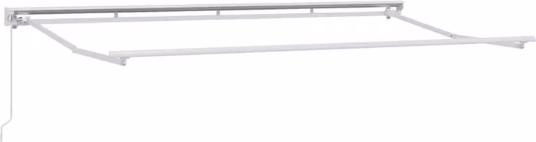 Struttura della tenda Regolabile Bianco 4 x 2 m Acciaio