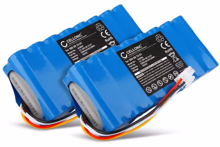 CELLONIC 2x Batteria per Attrezzo Compatibile con Husqvarna Automower 430, Autmower 550, Automower 420, 589585701 – (5200mAh, 18V)