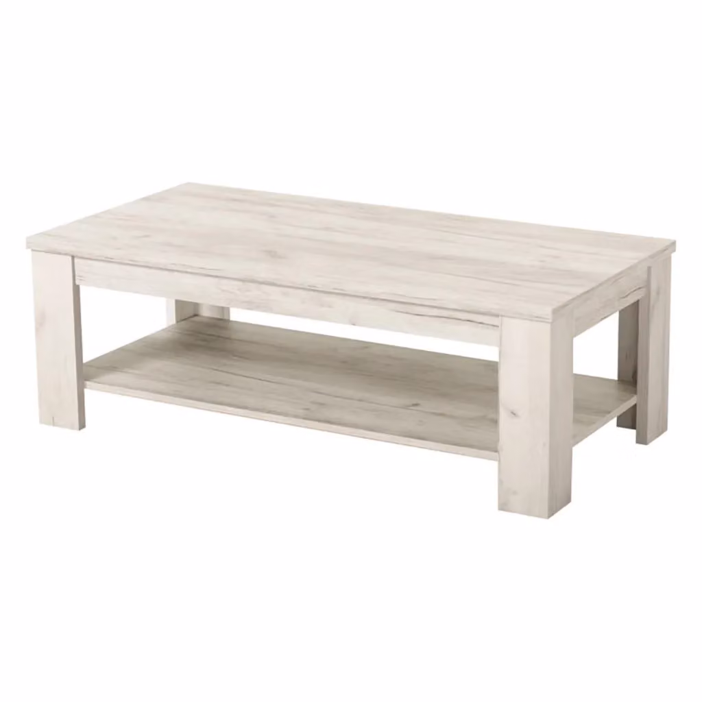 Tavolino da salotto Front DMORA Bianco Larice L/P/H: 120 x 60 x 41.5 cm – 2
