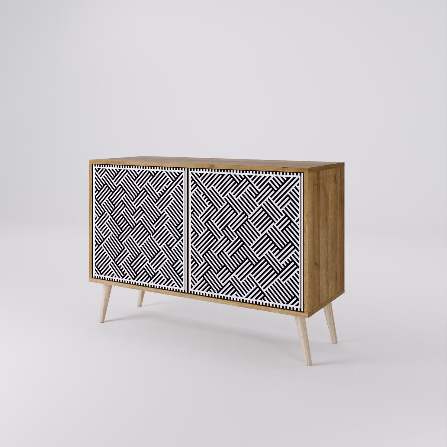 Cassettiera Spacerebels a 2 ante - credenza cassettiera - credenza alta - mobile guardaroba - soggiorno camera da letto - 57,5×111×42 (HxLxP)