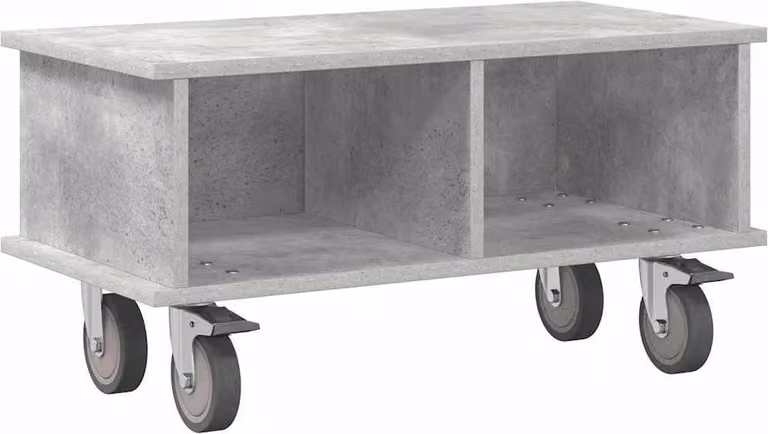 Supporto TV Grigio cemento 68,5 x 35 x 35 cm Legno multistrato