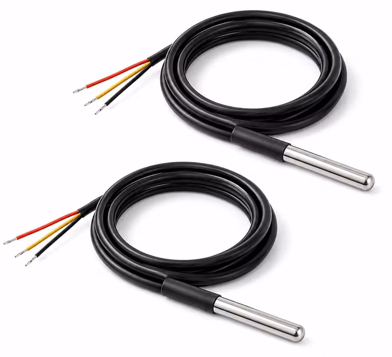 2 sensori di temperatura per sonda digitale, alta precisione, da -55 °C a +125 °C