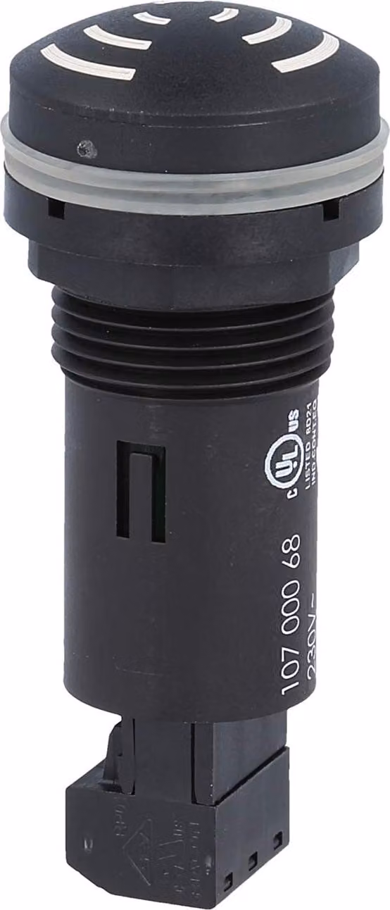 Georg Schlegel Segnalatore acustico, per 230 V rotondo, collegamento a vite RONDEX, sezione 0,5 mm² - 1,5 mm² - 1 pezzo