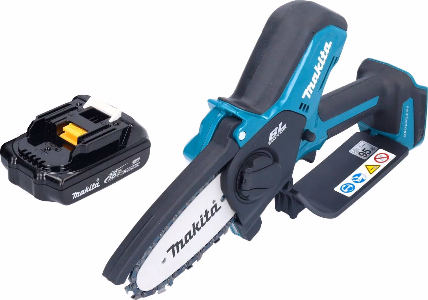 Makita DUC 101 Z 18 V 10 cm Brushless Solo Cordless Pruner - senza batteria, senza caricabatterie