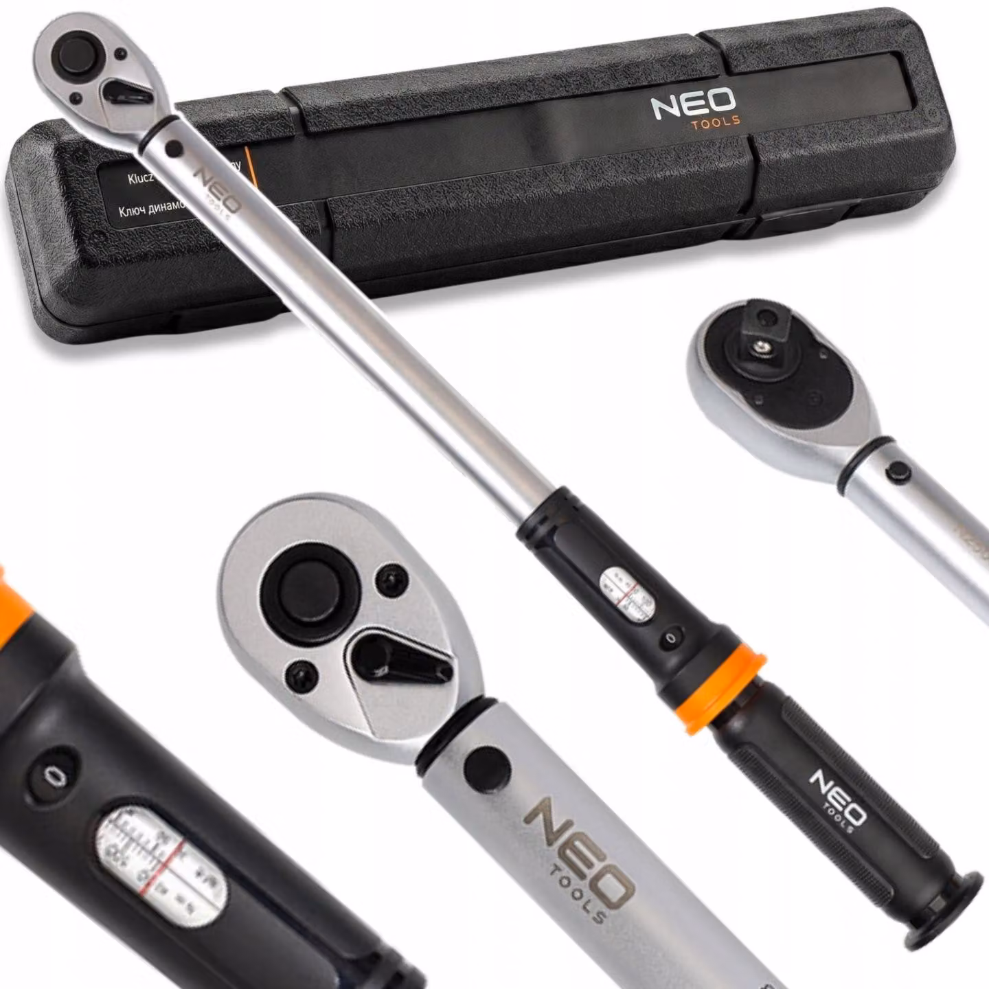 NEO TOOLS Chiave dinamometrica 1/2", 40-200 Nm