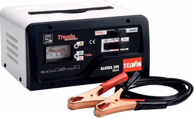 Caricabatteria Telwin Alaska 200 Start 12/24V Bianco