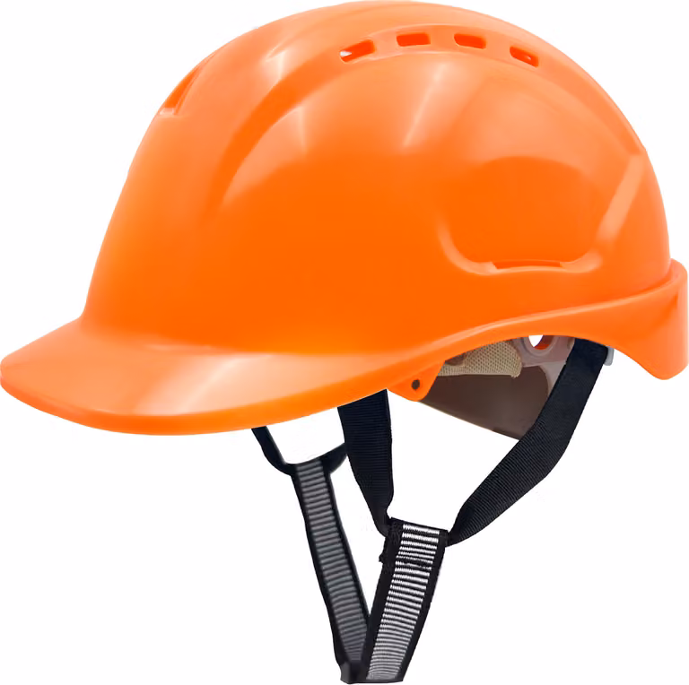 Mustbau MBU-GM16-ORA casco da costruzione, casco di sicurezza, casco da lavoro, casco da operaio, 52-66cm regolabile