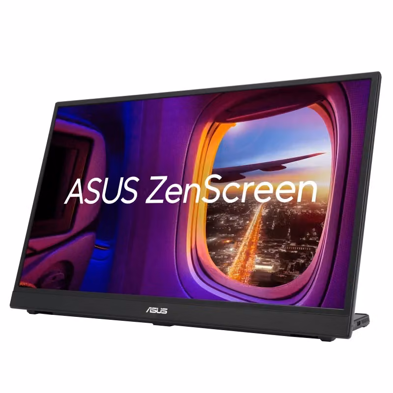Monitor PC Asus ZenScreen MB17AHG da 43,9 cm (17,3 pollici) Full HD IPS Nero con connettività USB-C e HDMI – 2