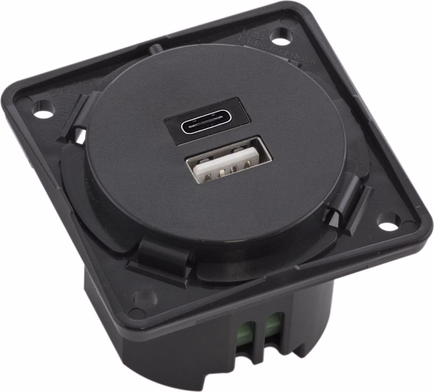 BERKER Integro Presa di ricarica USB USB-A, USB-C antracite opaco