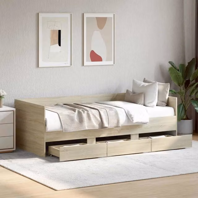 Daybed con cassetto Rovere Sonoma Legno ingegnerizzato 3429630