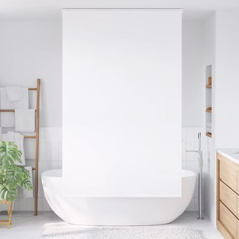 vidaXL Tenda a Rullo Doccia con Cassonetto 120x240cm Larghezza Tessuto