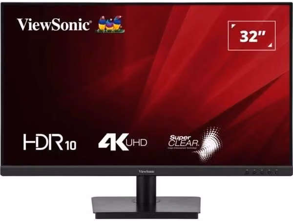 Viewsonic va vs19992 monitor pc 81,3 cm (32") 3840 x 2160 pixel 4k ultra hd led nero - VA3208-4K-HD