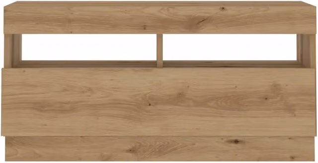 Mobile TV multimediale mensola TV credenza mobile TV sala da pranzo soggiorno camera da letto con luci LED rovere ingegnerizzato lavorato a mano rovere artigianale 02_0026705