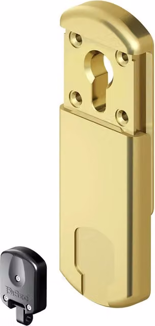 Defender magnetico per serrature MG 310 DISEC in ottone cromo satinato