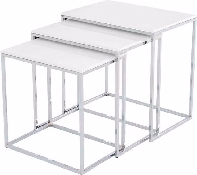 Modern Grau Couchtisch 3x Couchtische Wohnzimmer Hochwertig Möbel Designer