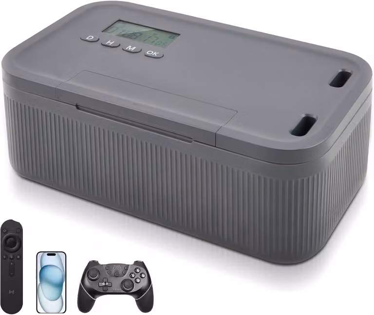 Cassaforte a timer, contenitore con serratura per cellulari, ideale per l'autocontrollo