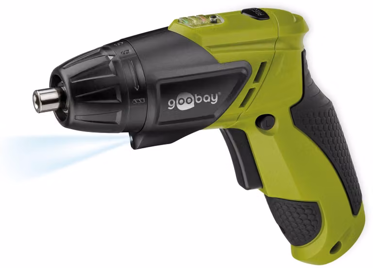 goobay avvitatore professionale a batteria 3,6 V con luce LED (1 scatola pieghevole)