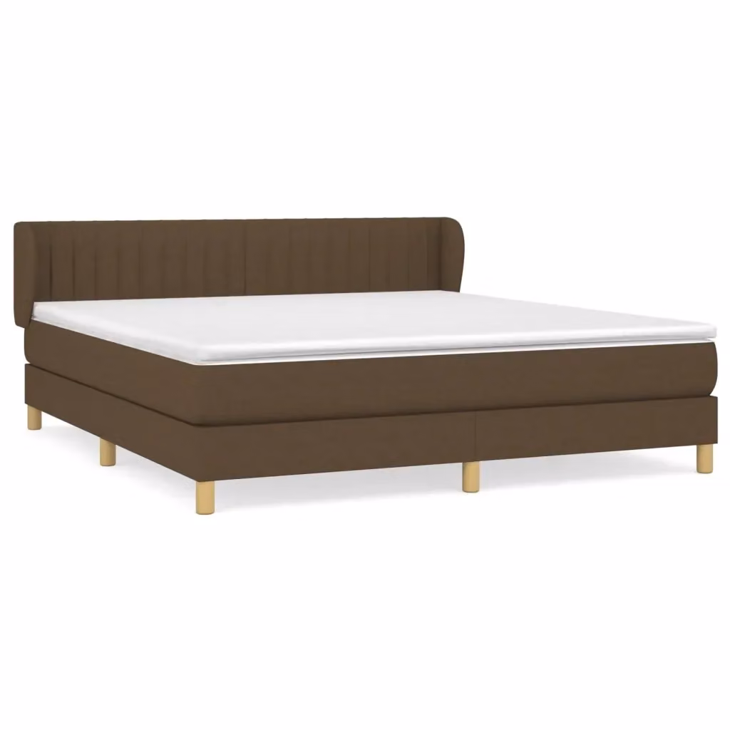 Letto Ibrido con Giroletto a Molle e Materasso vidaXL, Marrone e Bianco, L/P/H: 180 x 200 x 88 cm – 2