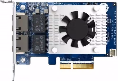 Scheda di rete QNAP QXG-10G2TB con adattatore Ethernet PCIe 10GbE – 1