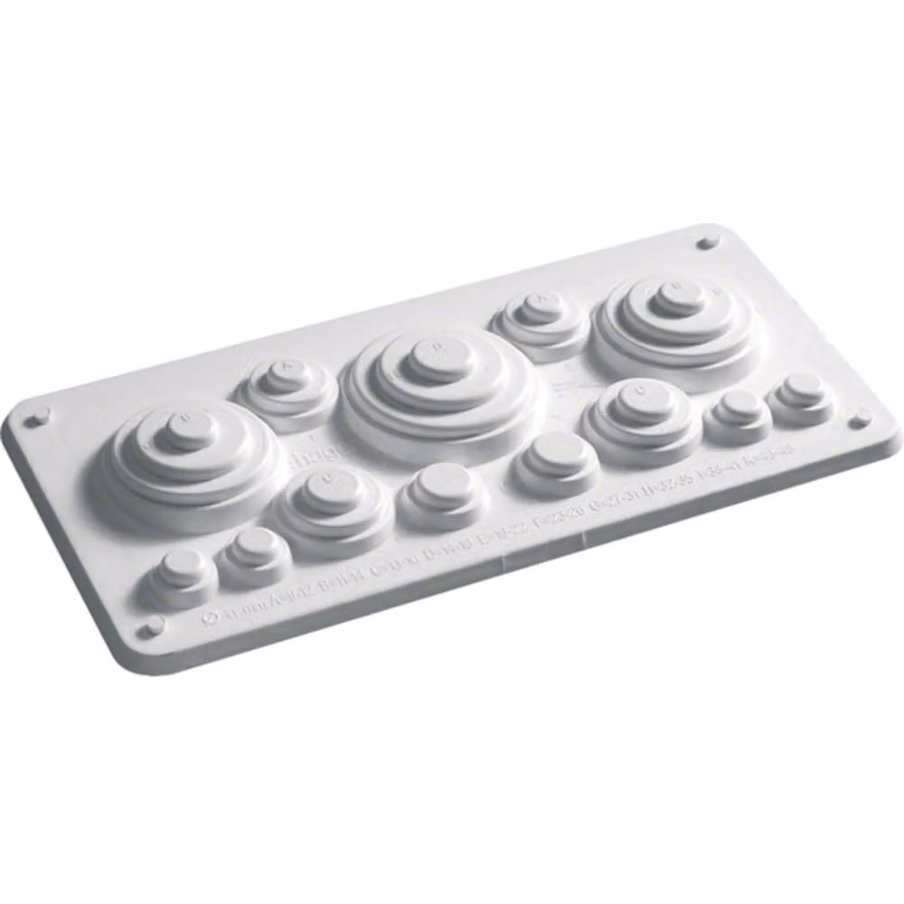Hager FZ425. Breite: 220 mm, Höhe: 15 mm, Tiefe: 104 mm (FZ425)