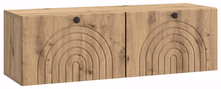 Mobile Porta TV da Muro Rovere Artigianale 98 x 31 x 30 cm