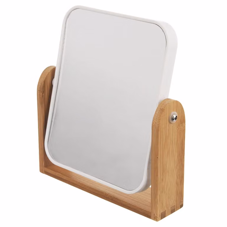 Specchio Orion Specchio da appoggio Specchio per cosmetici Specchio per il trucco Doppio specchio WHITNEY 18x20 cm