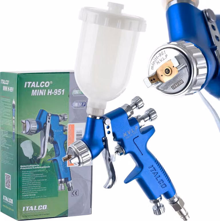 Esclusiva Italco H-951 HVLP 1,0 mm 250 ml mini pistola