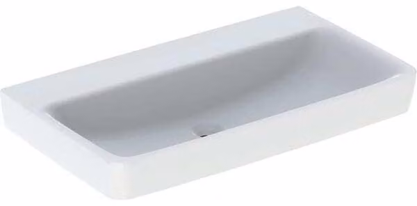 Geberit Renova Plan, lavabo, 85x48 cm, sans trou pour robinet, sans trop-plein, 501701, 501.701.00.1, 501.701.00.1