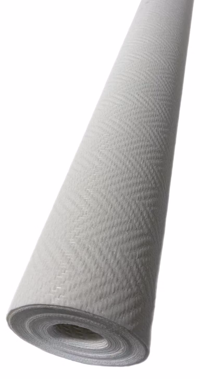 Carta da parati in fibra di vetro, 165 g/m² - Motivo a spina di pesce - Rivestimento decorativo per pareti - Carta da parati autoadesiva - Resistente alle crepe - Duratura