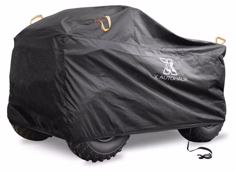 Copertura impermeabile nera e argento, universale, per quad ATV, taglia XL