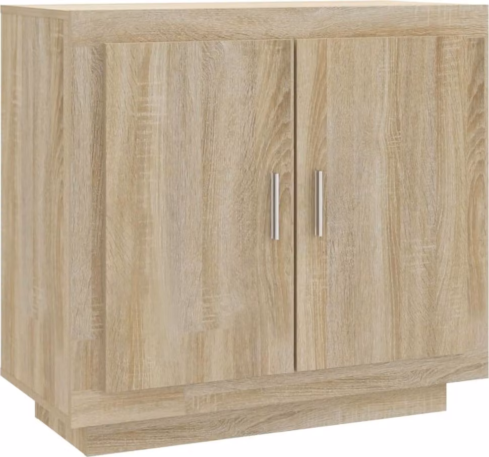 Credenza Rovere Sonoma 80x40x75 cm in Legno Compensato