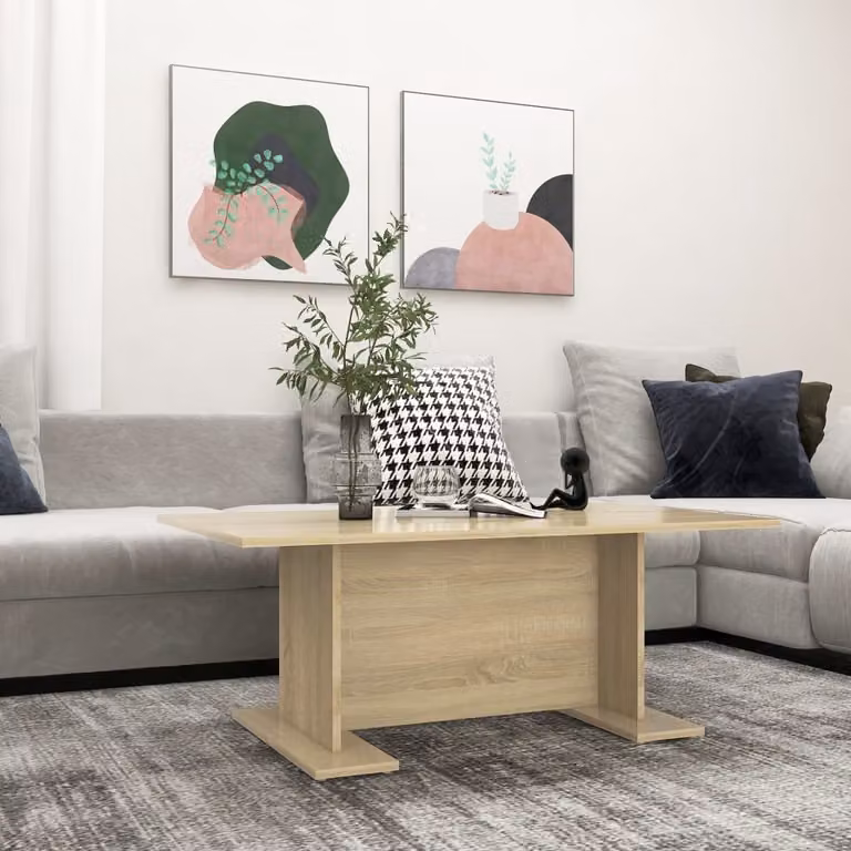 Maison Exclusive - Tavolino Sonoma in rovere 103,5x60x40 cm Materiale ligneo