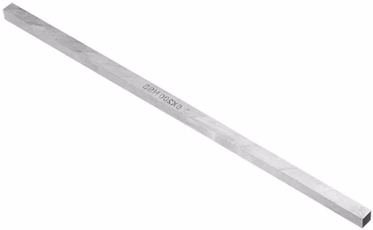 Utensile per tornio, acciaio HSS, gambo quadrato, inserto per tornio, lavorazione del metallo, utensile per tornitura (1 pezzo - 200 x 4 x 4 mm)